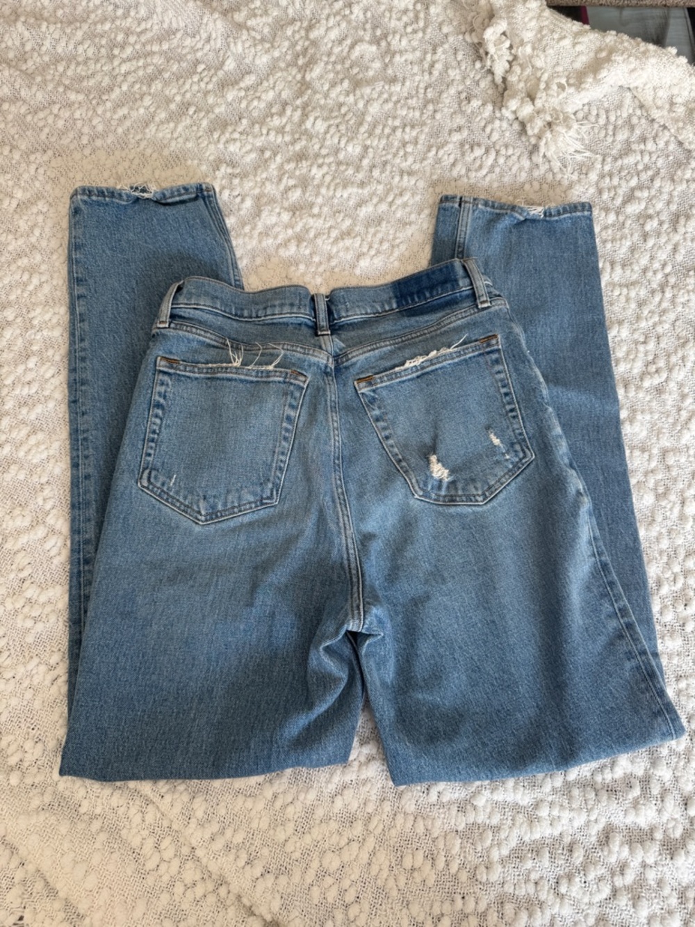 Abercrombie Crossover Waist 90s Straight Ultra High Rise Jeans Tall